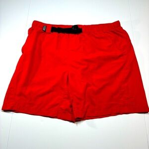 The North Face Belted Cargo Swim Trunks Shorts  Men’s XL Lined Red